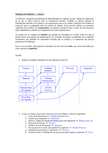 Empleado Catálogo Modelos Procesos Detalle Procesos Aparatos
