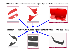 S003387 SET COLOR MUEBLE BQ KIT GLADIADORES