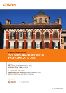 XVII FORO ARANZADI SOCIAL PAMPLONA 2015-2016