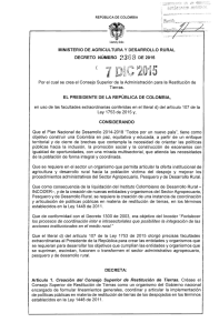 Decreto 2368 de 2015 - Presidencia de la República de Colombia