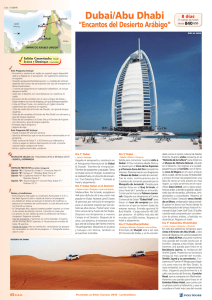 Dubai/Abu Dhabi: "Encantos del Desierto Arábigo"