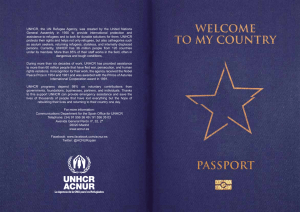 UNHCR, the UN Refugee Agency, was created by the United