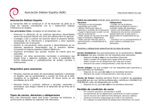 hoja informativa - Asociación Debian España