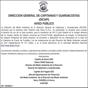 DIRECCION GENERAL DE CAPITANIAS Y GUARDACOSTAS