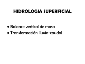 HIDROLOGIA SUPERFICIAL