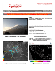 Monitoreo Volcán Popocatépetl
