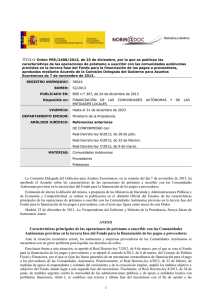 Orden PRE/2408/2013, de 23 de diciembre, por la que se publican