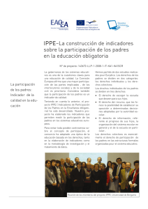 IPPE–La construcción de indicadores sobre la participación de los