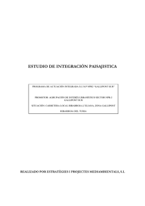 estudio de integración paisajistica - Conselleria de Vivienda, Obras