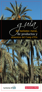 Guía de turismo rural, de productos y alimentos del Camp d`Elx