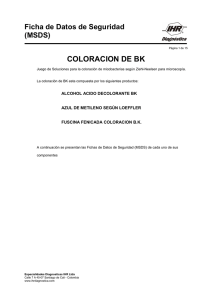 coloracion de bk - Especialidades Diagnósticas IHR Ltda