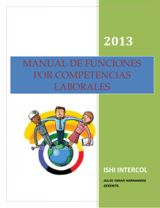 manual de funciones por competencias laborales