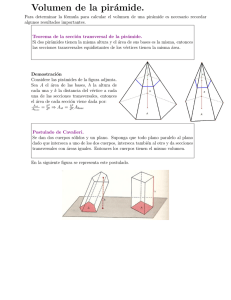Volumen de la pirámide. - Wiki