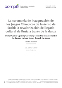 La ceremonia de inauguración de los Juegos Olímpicos de Invierno