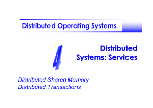 Distributed Services