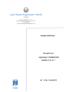 Page 1 Luis María Pegenaute Ciarde NOTARIO Plaza EzCabazábal