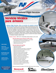Servicio técnico l gr - National Flight Services