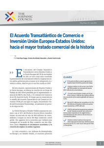 El Acuerdo Transatlántico de Comercio e Inversión Unión Europea