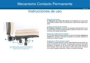 Mecanismo Contacto Permanente Instrucciones de uso