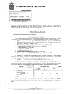 Resolución de adjudicación - Ayuntamiento de Castrillón
