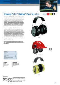 Orejeras Peltor™ Optime™ Push To Listen
