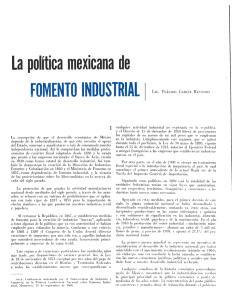 La política mexicana de - revista de comercio exterior