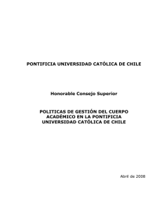 Políticas Académicas - Pontificia Universidad Católica de Chile