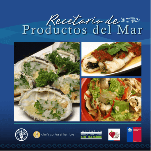 Recetario de Productos del Mar