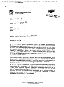 Carta Esfuerzo Propio - Ministerio de Salud y Protección Social