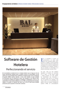 Software de Gestión Hotelera