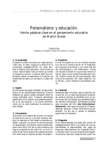 Personalismo y educación. - Instituto Emmanuel Mounier