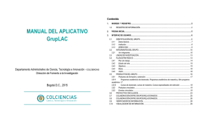 Manual de usuario de GrupLAC