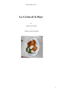 La Cocina de la Raya - Ministerio de Agricultura, Alimentación y