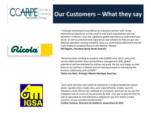 Our Customers – What they say