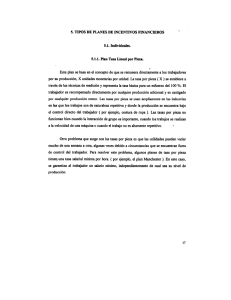 S. TIPOS DE PLANES DE INCENTIVOS