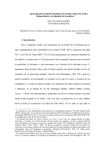 independiente a la dignidad de la palabra", en Castro López