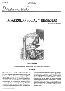 desarrollo social y bienestar - Revistas científicas Pontifica