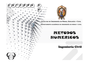 Catedra Metodos Numericos 2015 – UNSCH