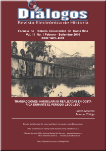 transacciones inmobilarias realizadas en costa rica durante el