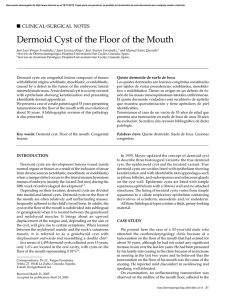 Dermoid Cyst of the Floor of the Mouth
