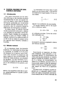 4. caudal maximo de una cuenca unitaria