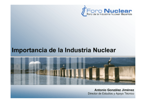 Importancia de la Industria Nuclear