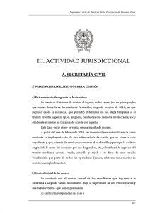 actividad jurisdiccional - Poder Judicial de la Provincia de Buenos