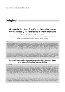 Grupo Bacteroides fragilis en heces humanas no diarreicas
