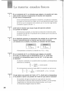 La materia: estados itsicos