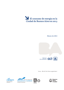 El consumo de energía en la Ciudad de Buenos Aires en 2013