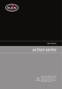 Action Series User Manual - Extranet