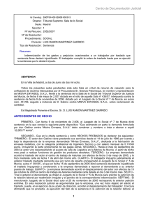 sentencia del ts de 02-06-2008 sobre traslado declarado injustificado