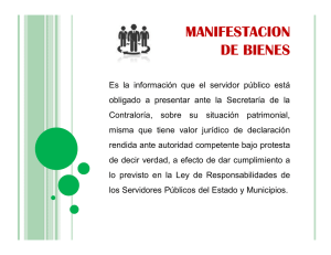 manifestacion de bienes - Secretaría de Salud del Estado de México