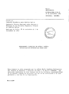 Distr. RESTRINGIDA E/CEPAL/SEM.12/R.ib 25 de noviembre 1983